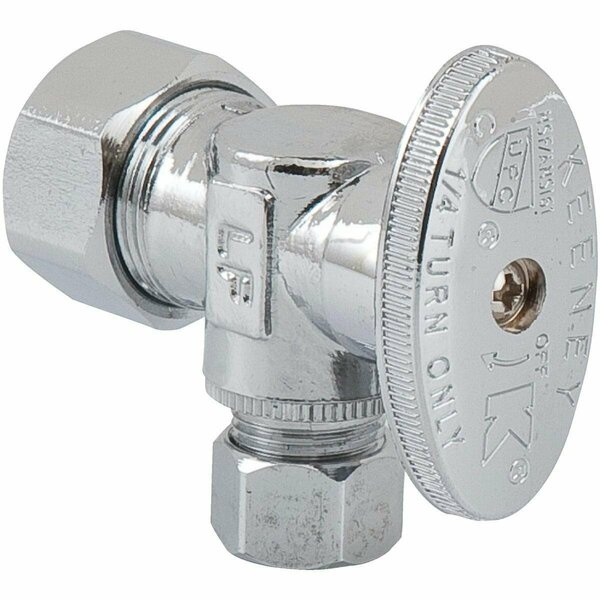 All-Source 5/8 In. OD x 3/8 In. OD Quarter Turn Angle Valve 456465